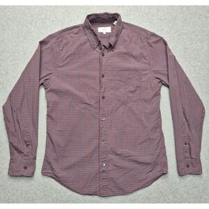 Jack Spade Shirt mens M Red Long sleeve Button Down Casual